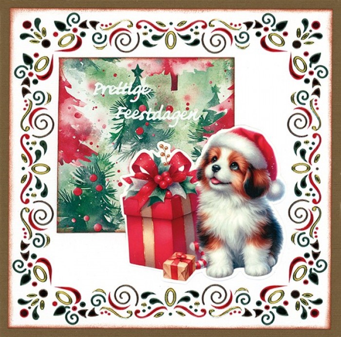 knipvel-3D- Berries Beauties - A Very Furry Christmas: Mini - CD12386 - Afbeelding 10