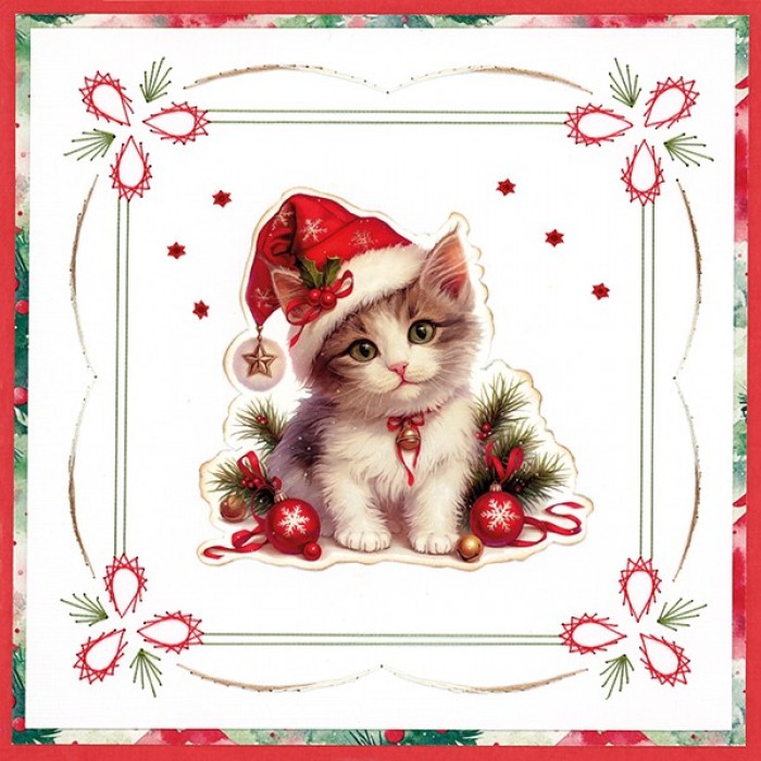 knipvel-3D- Berries Beauties - A Very Furry Christmas: Small Elements - CD12387 - Afbeelding 7