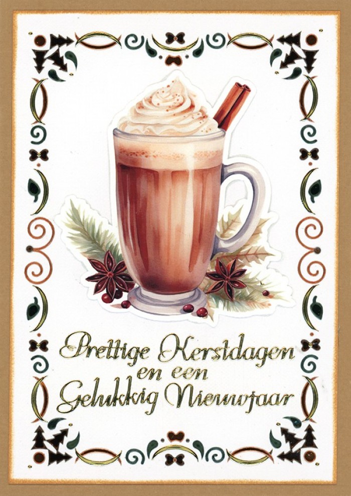 Linnen Kaartenkarton - Berries Beauties - Cosy Winter - 21 x 29,7 cm - Afbeelding 19