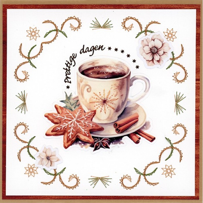 Linnen Kaartenkarton - Berries Beauties - Cosy Winter - Afbeelding 13