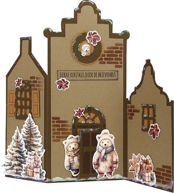 Linnen Kaartenkarton - Berries Beauties - Cosy Winter - Afbeelding 9