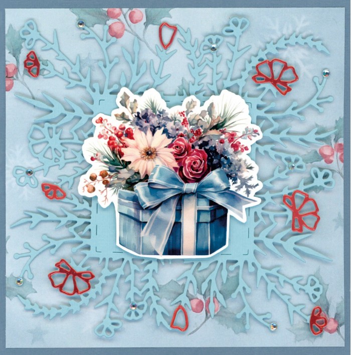 knipvel-3D- Berries Beauties - Frosted Florals: Vase - CD12391 - Afbeelding 2