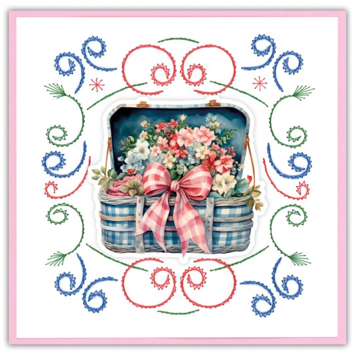 Stitch and Do Nr. 249 Frosted Flowers - Afbeelding 2