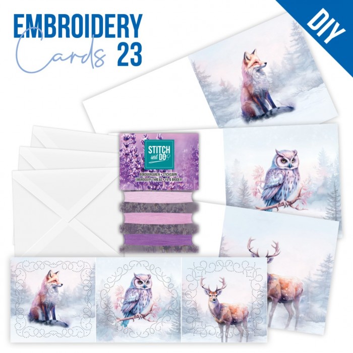 Embroidery Cards Nr. 23 Mystic Winter