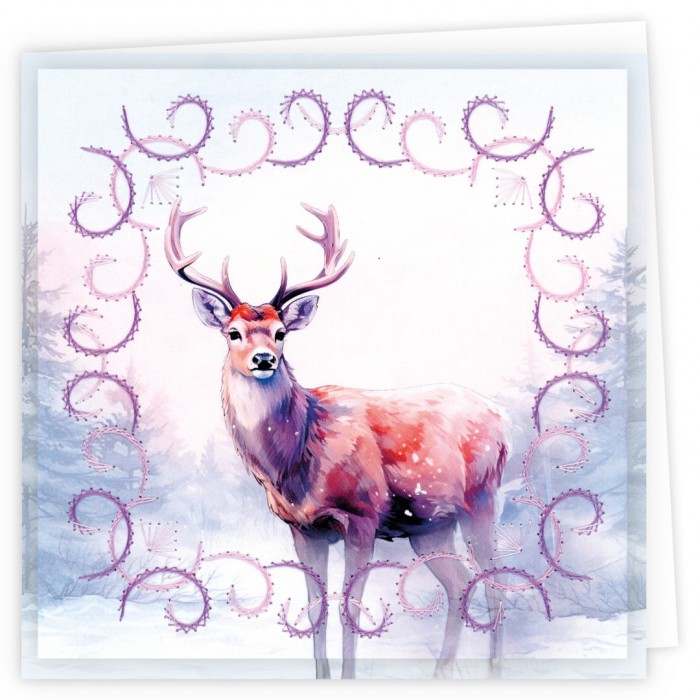 Embroidery Cards Nr. 23 Mystic Winter - Afbeelding 2