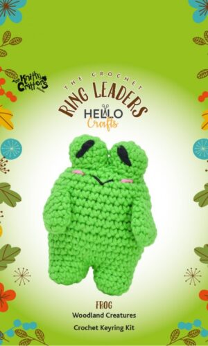 The Knitty Critters sleutelhanger haakpakket - Frog