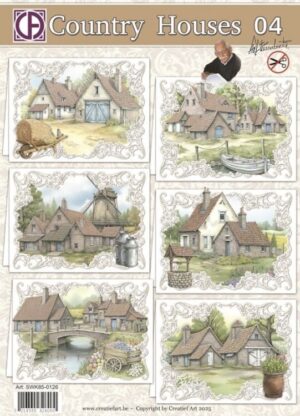 Creative Cut Outs Kaartenpakket - Country Houses 04