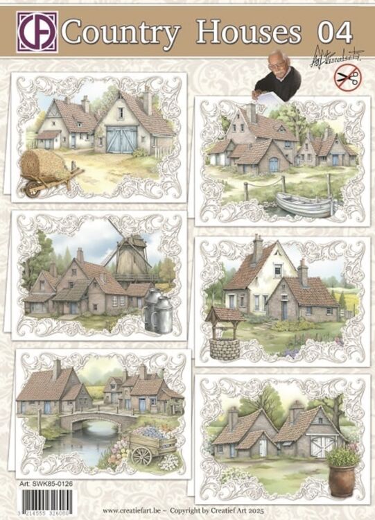 Creative Cut Outs Kaartenpakket - Country Houses 04
