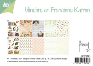 Joy! Crafts A4 Papierset Vlinders & Franciens Katten