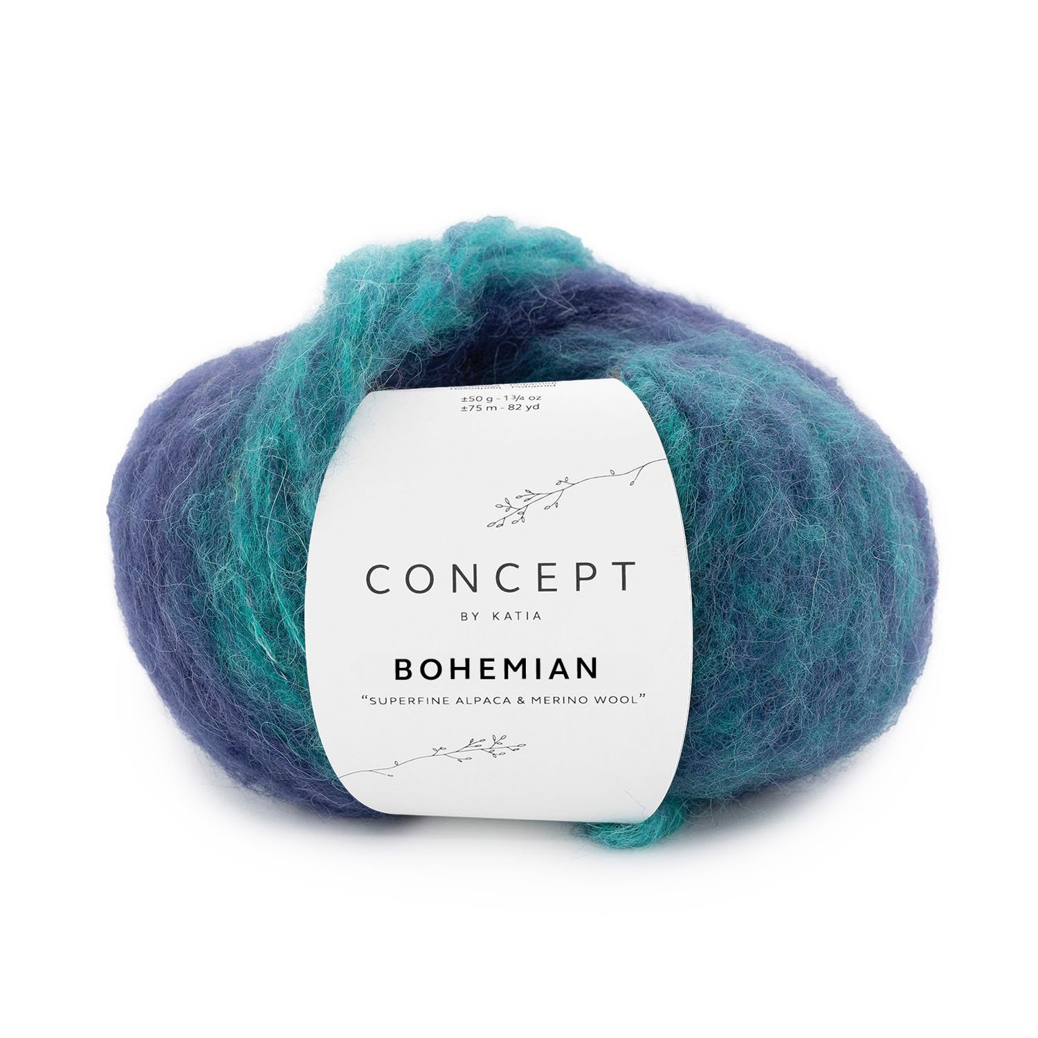 Kleur 204 Donker blauw-Groen-Oranje