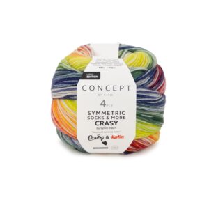Katia Concept Symmetric Socks - CRASY