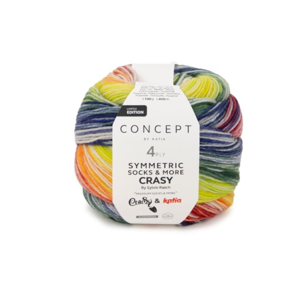 Katia Concept Symmetric Socks - CRASY