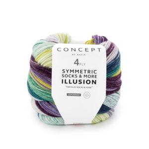 Katia Concept Symmetric Socks & More - Illusion