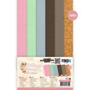 Linnen Kaartenkarton - Berries Beauties - Owlways Yours