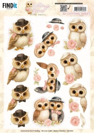 knipvel-3D - Berries Beauties - Owlways Yours: Charm - CD12414