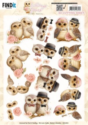 knipvel-3D - Berries Beauties - Owlways Yours: Devotion - CD12415