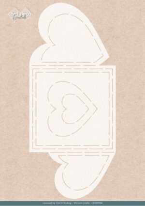 Card Deco Essentials Stencil Always Yours (13 x 29,4 cm)