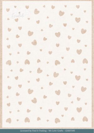 Card Deco Essentials Stencil Owlways Yours - Always Yours Hearts (14,8 x 21 cm)