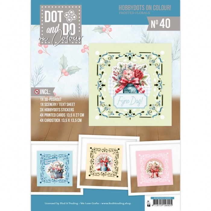 Dot and Do On Colour Nr. 40 Frosted Floral - Afbeelding 2
