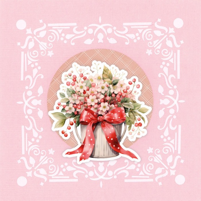 Dot and Do On Colour Nr. 40 Frosted Floral - Afbeelding 3