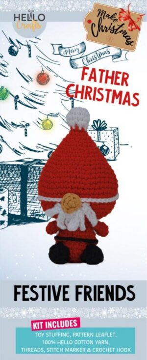 Festive Friends haakpakket - Father Christmas
