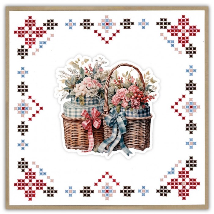 Hobbydots Sparkles Nr. 142 Frosted Florals - Afbeelding 2