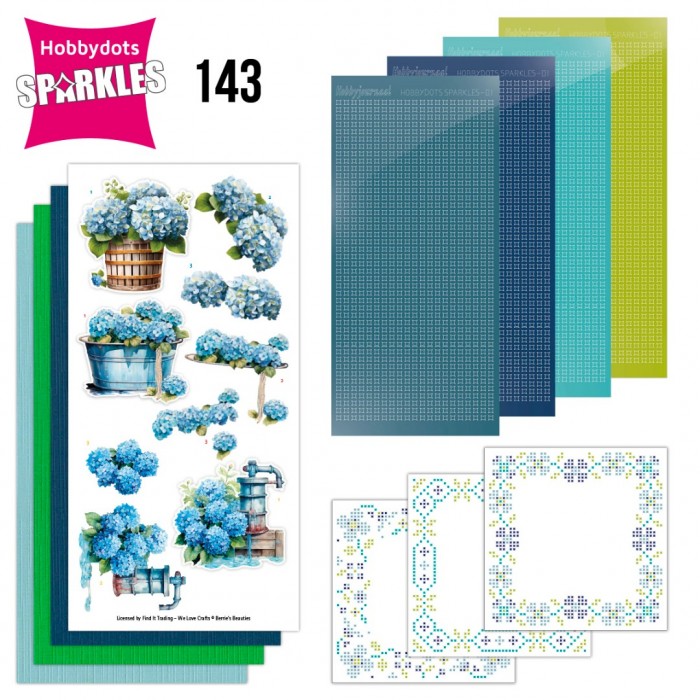 Hobbydots Sparkles Nr. 143 Blue Meadow