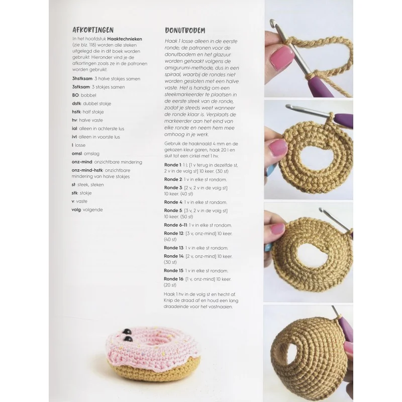Gehaakte Donutvriendjes - Afbeelding 7