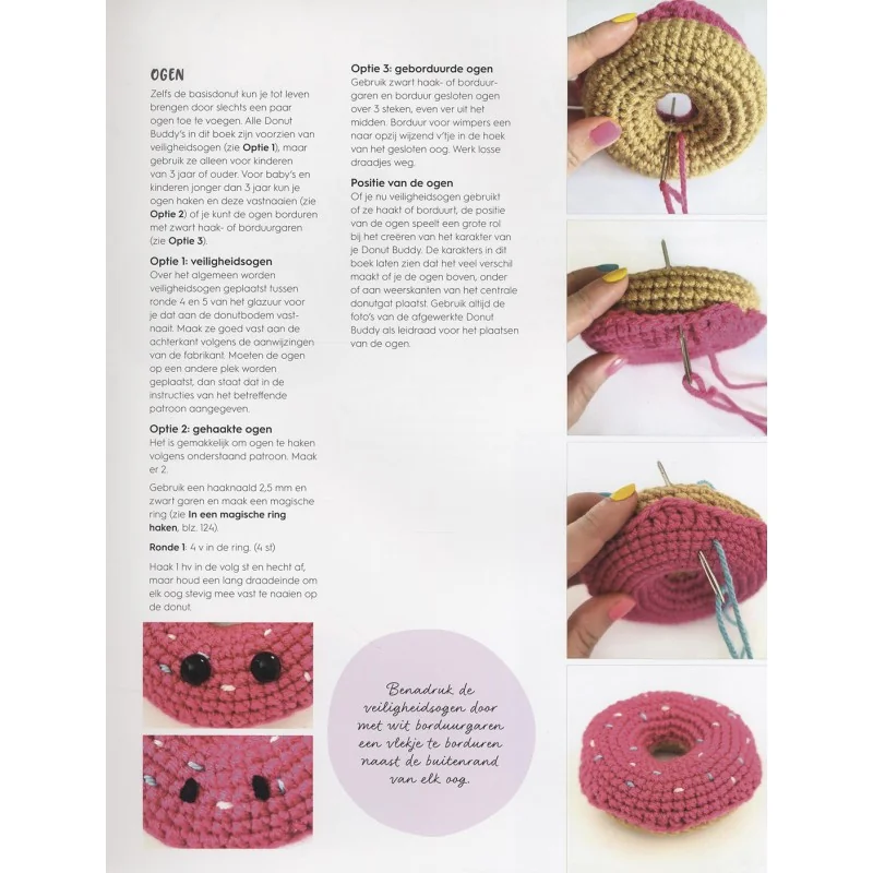 Gehaakte Donutvriendjes - Afbeelding 5