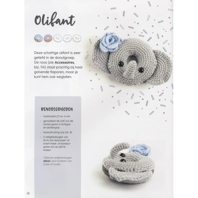 Gehaakte Donutvriendjes - Afbeelding 4