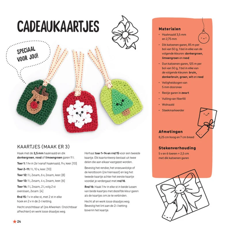 Kawaii Haken voor Kerst - Afbeelding 7