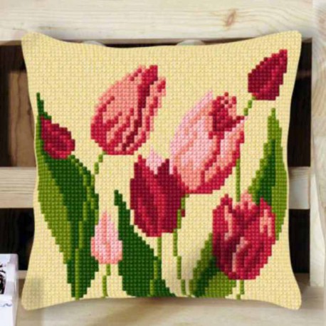 Deco-Line Kruissteekkussen Nr. 20 Rozen