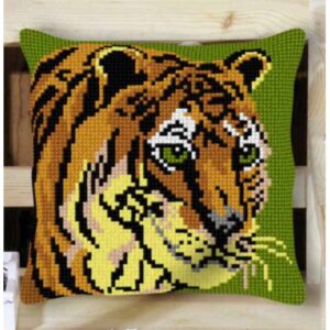 Deco-Line Kruissteekkussen Nr. 35 Tijger