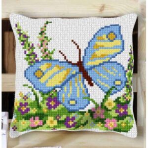 Deco-Line Kruissteekkussen Nr. 50 Vlinder