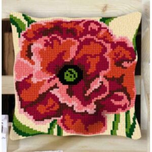 Deco-Line Kruissteekkussen Nr. 55 Bloem