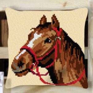 Deco-Line Kruissteekkussen Nr. 60 Paard