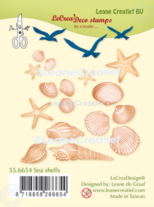 Clear Stamps - Leane Creatief - Sea shells- 55.6654