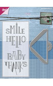 Clear Stamps en stencil - Joy! Crafts - Smile - 6004/0007