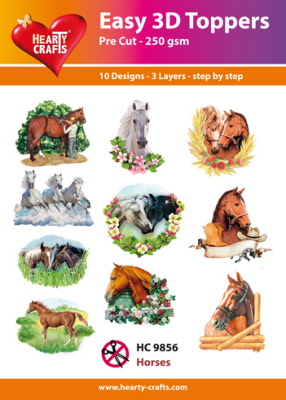 Easy 3D Toppers - Horses - HC9856