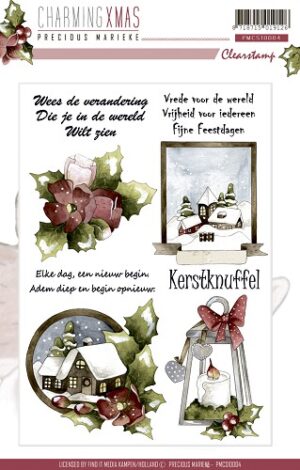 Clear Stamps - Precious Marieke - Charming Xmas - PMCS10004
