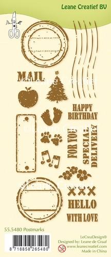 Clear Stamps - Leane Creatief - Postmarks - 55.5480