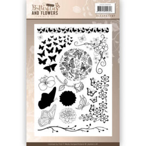 Clear Stamps - Jeanine's Art - Classic Butterflies and Flowers - JACS10008