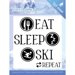 Clear Stamps - Jeanine's Art - Wintersports - JACS10012