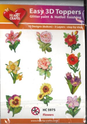 Easy 3D Toppers - Flowers - HC5975