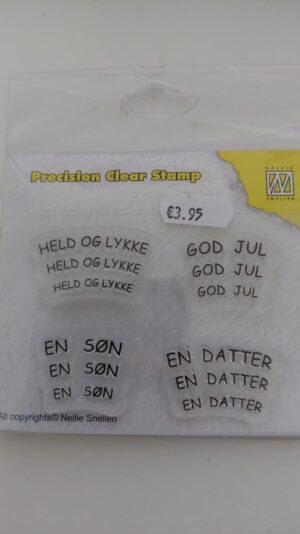 Clear Stamps - Nellie Snellen - APST005