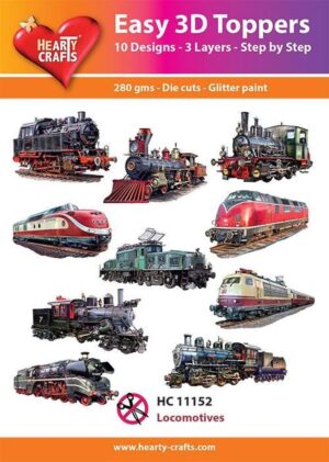 Easy 3D Toppers - Locomotives - HC11152