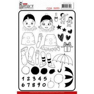Clear Stamps - Yvonne Creations - Petit Pierrot - YCCS10056