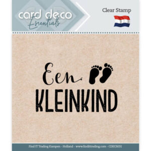 Clear Stamps - Card Deco Essentials - Een Kleinkind - CDECS031