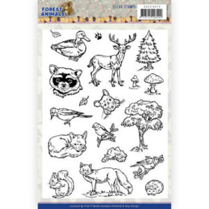 Clear Stamps - Amy Design - Forest Animals - ADCS10073