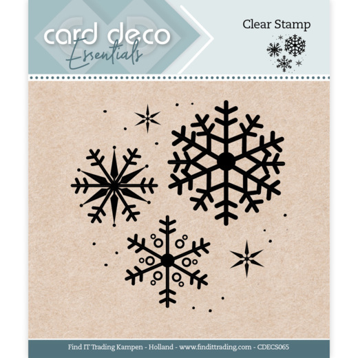 Clear Stamps - Card Deco Essentials - Snowflake - CDECS065